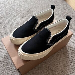 YMC Slip-on Trainers in Black